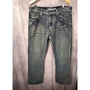 Vintage Flypaper Blue Bootcut Jeans Mens 36x32 Y2K Grunge Western Cowboy Skater